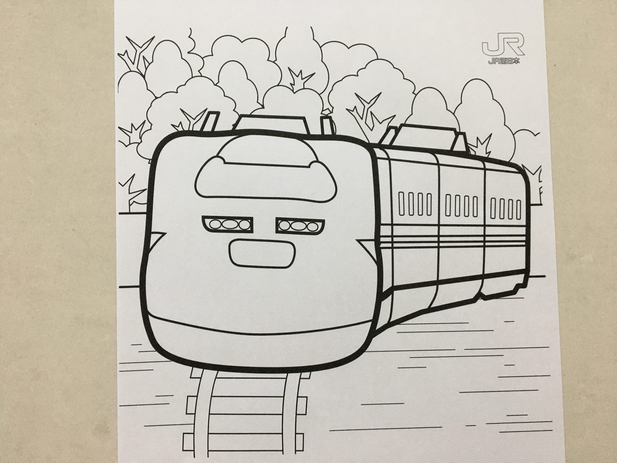 無料 電車の塗り絵を子供と楽しもう 鉄道会社の公式ｈｐからダウンロードできます セイナメモ